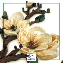 Load image into Gallery viewer, Customized Floral Calligraphic Wall Art
