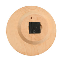 Load image into Gallery viewer, Back side wooden wall clock
