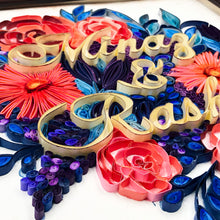 Load image into Gallery viewer, Floral Lettering Wall Art ( Couples)
