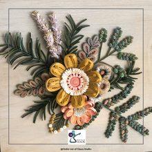 Load image into Gallery viewer, Botanical Pattern-3D Quilling Art (Downloadable pattern)
