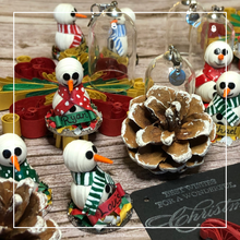 Load image into Gallery viewer, LET IT SNOW! Snowman Charm - Personalized
